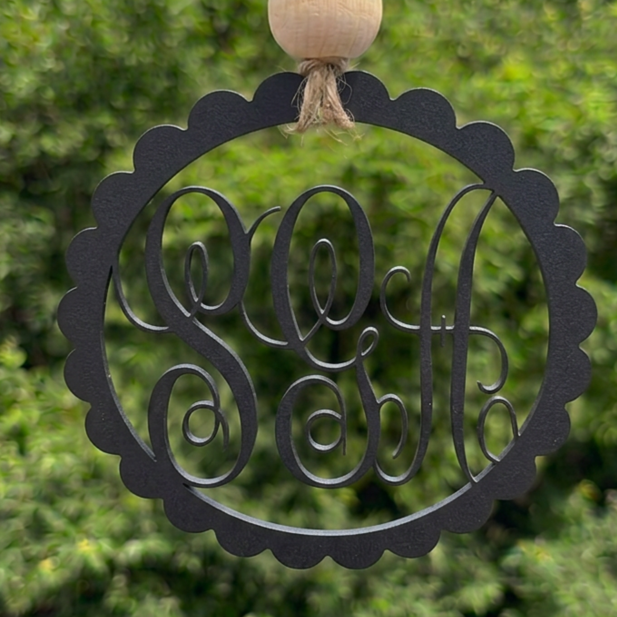 Monogrammed Car Hanger