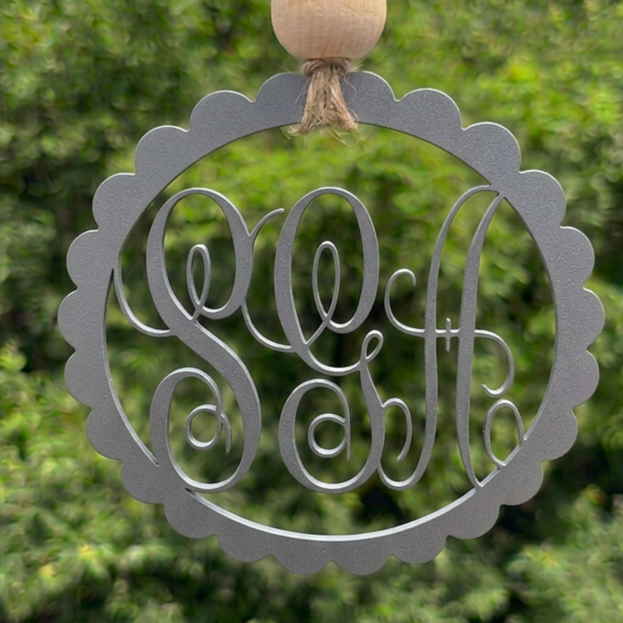 Monogrammed Car Hanger